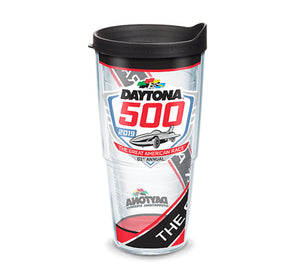 NASCAR® - DAYTONA 500 PATTERN Wrap With Travel Lid 5 sizes available - AtlanticCoastSports