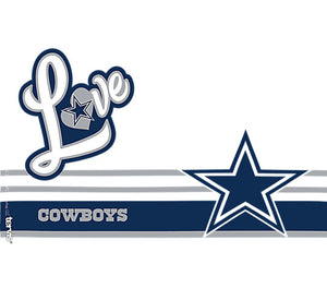 Tervis NFL® Dallas Cowboys Love Wrap With Water Bottle Lid - AtlanticCoastSports