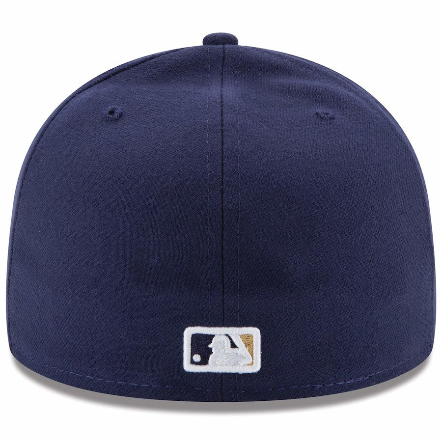 Milwaukee Brewers New Era Authentic Collection On Field 59FIFTY Fitted Hat - Navy size 7 - AtlanticCoastSports