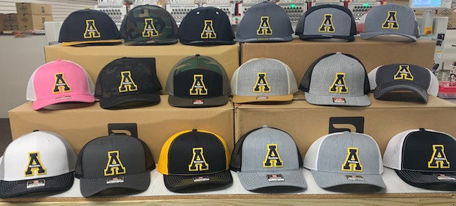 App State Mountaineers Richardson PVC Patch Hats - AtlanticCoastSports