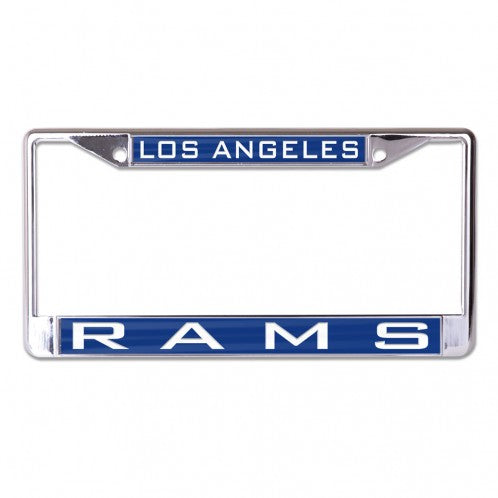 Los Angeles Rams Inlaid Metal Lic Plate Frame - AtlanticCoastSports