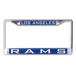 Los Angeles Rams Inlaid Metal Lic Plate Frame - AtlanticCoastSports