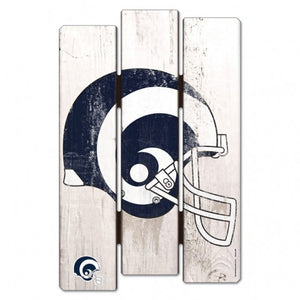 Los Angeles Rams Wood Fence Sign - AtlanticCoastSports