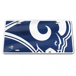 Los Angeles Rams Specialty Acrylic License Plate - AtlanticCoastSports