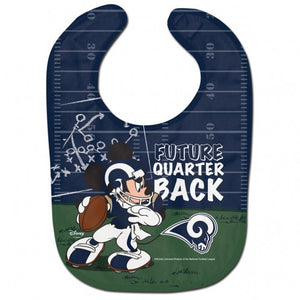 Los Angeles Rams / Disney Mickey Mouse All Pro Baby Bib - AtlanticCoastSports