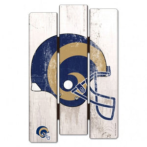 Los Angeles Rams Wood Fence Sign - AtlanticCoastSports