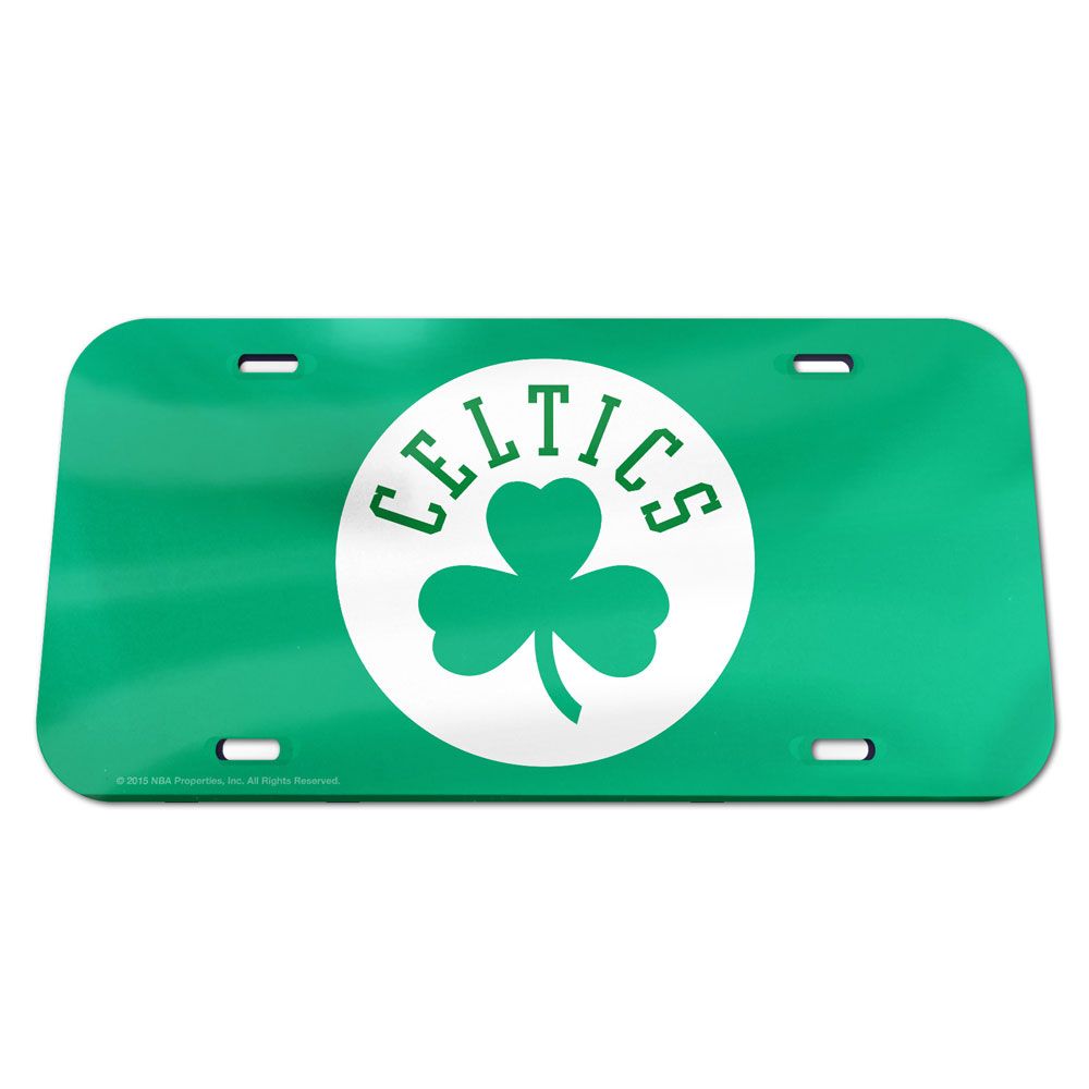 Boston Celtics Logo Specialty Acrylic Classic License Plates - AtlanticCoastSports