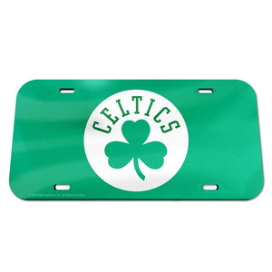 Boston Celtics Logo Specialty Acrylic Classic License Plates - AtlanticCoastSports