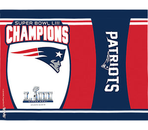 Tervis NFL® New England Patriots Super Bowl 53 Champions Wrap With Travel Lid - AtlanticCoastSports
