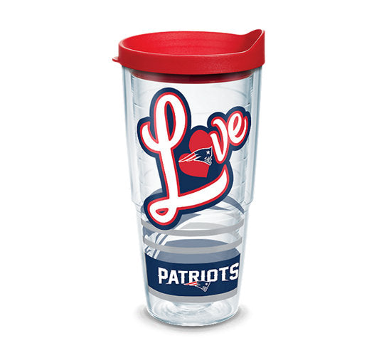 Tervis NFL® New England Patriots Love Wrap With Travel Lid - AtlanticCoastSports