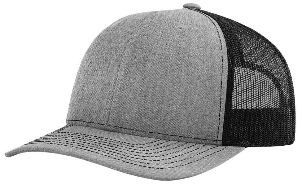 Richardson 112 Twill Mesh Snapback Trucker Caps (EMBROIDERY AVAILABLE) - AtlanticCoastSports