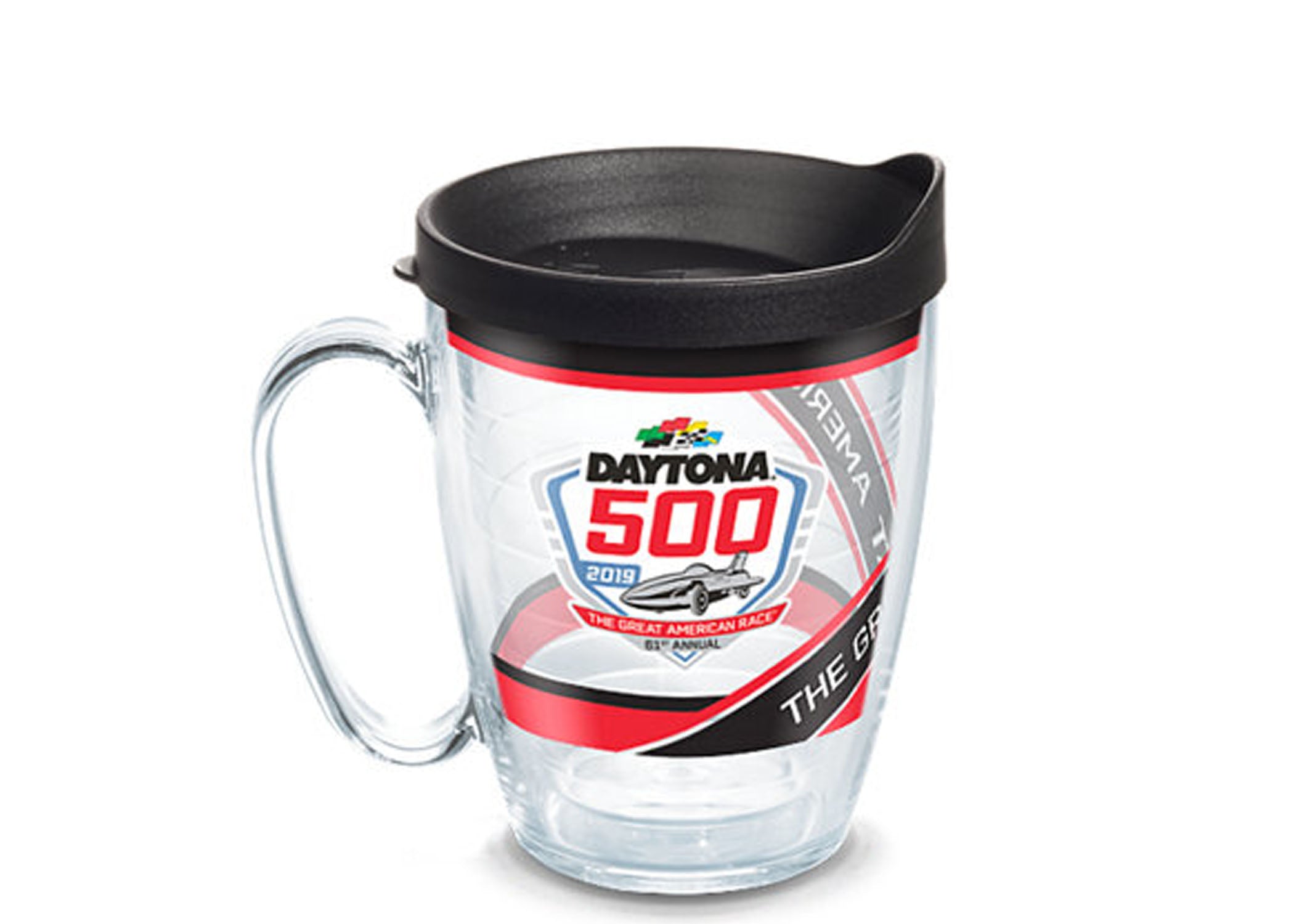 NASCAR® - DAYTONA 500 PATTERN Wrap With Travel Lid 5 sizes available - AtlanticCoastSports