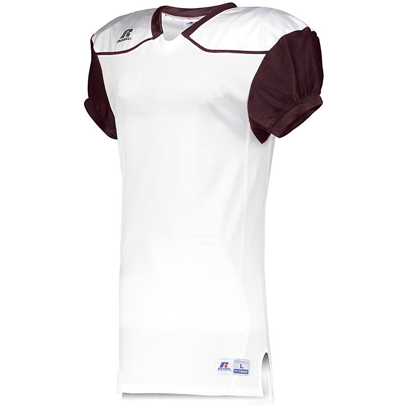 Russell Color Block Game Jersey (away) 7 colors available blank or decorated - AtlanticCoastSports