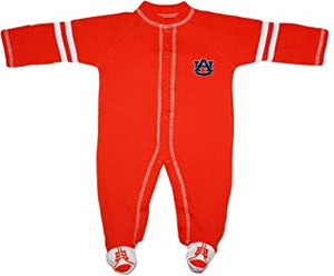 Auburn Tigers Sports Shoe Footed Romper - AtlanticCoastSports