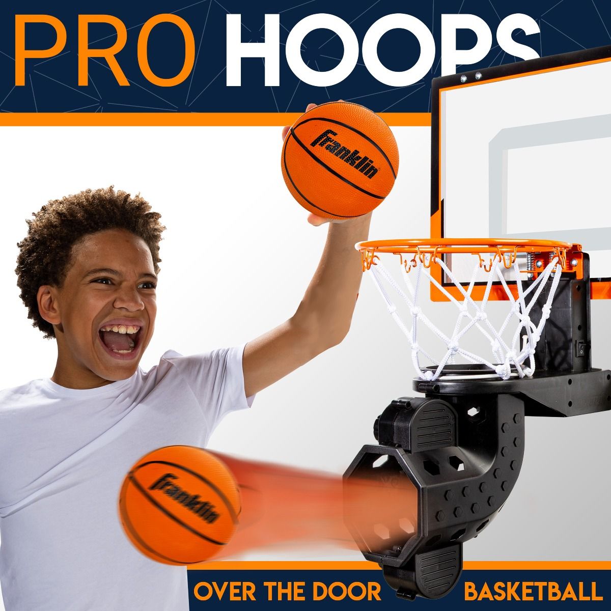 Track Hoops Franklin Pro Hoop with Rebounder | AtlanticCoastSports