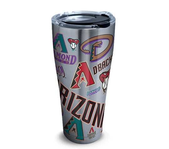 Tervis MLB® Arizona Diamondbacks™ Genuine Stainless Steel With Hammer Lid - AtlanticCoastSports