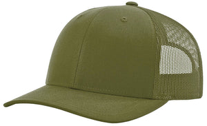 Richardson 112 Twill Mesh Snapback Trucker Caps (EMBROIDERY AVAILABLE) - AtlanticCoastSports