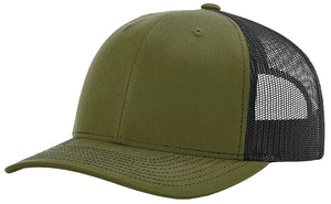 Richardson 112 Twill Mesh Snapback Trucker Caps (EMBROIDERY AVAILABLE) - AtlanticCoastSports