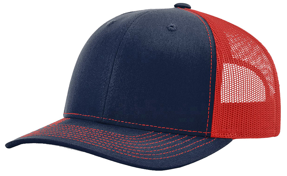 Richardson 112 Twill Mesh Snapback Trucker Caps (EMBROIDERY AVAILABLE) - AtlanticCoastSports