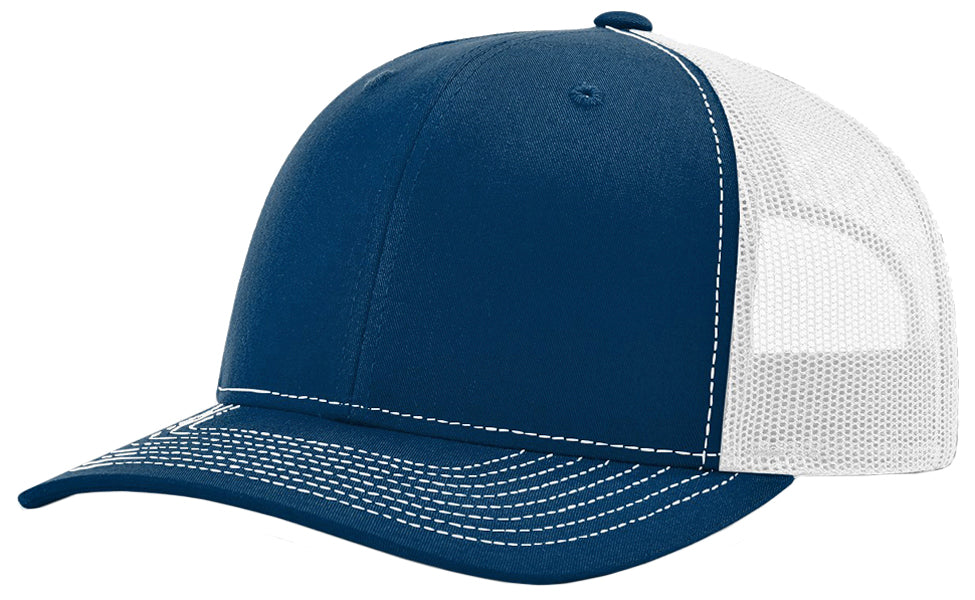 Richardson 112 Twill Mesh Snapback Trucker Caps (EMBROIDERY AVAILABLE) - AtlanticCoastSports