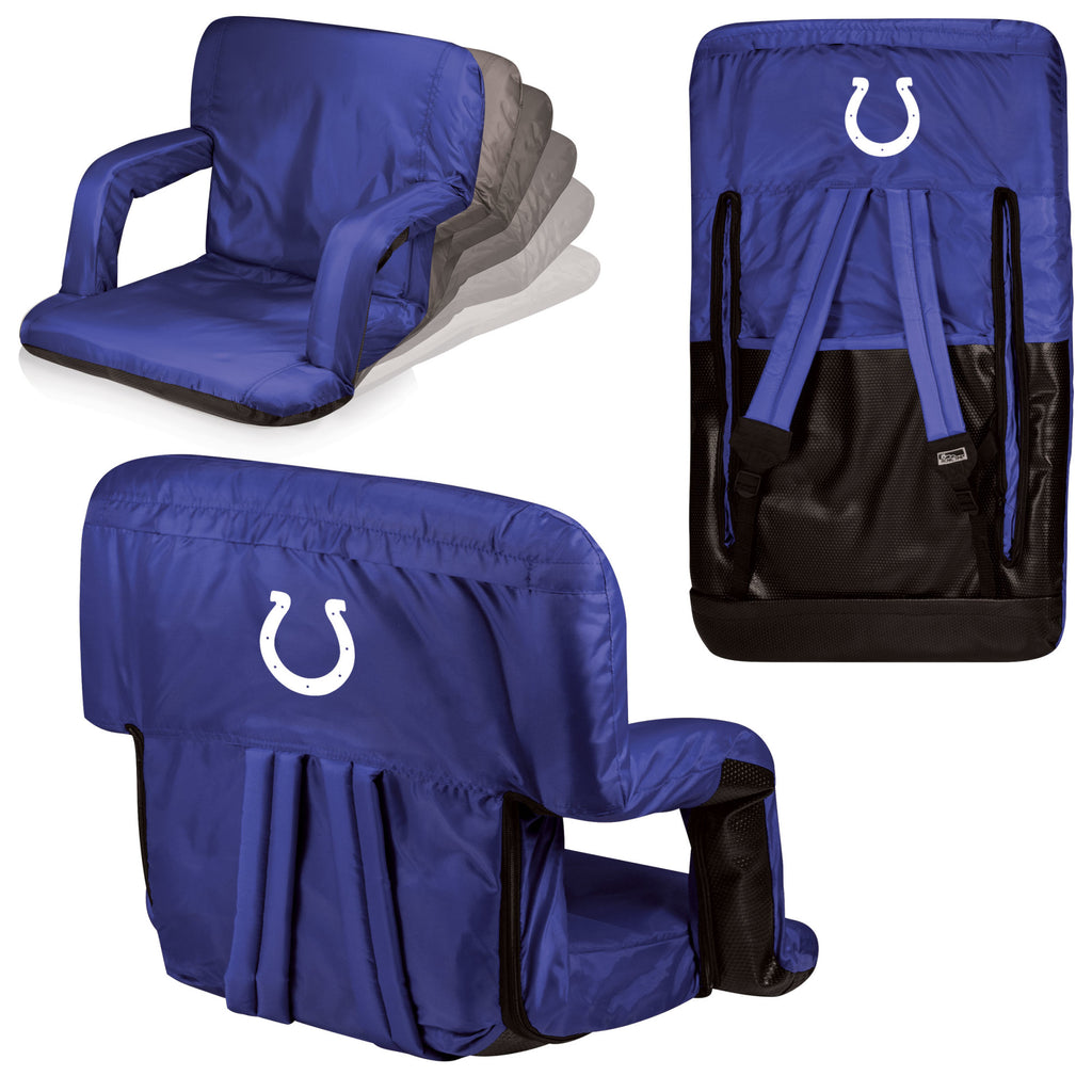 Indianapolis Colts Ventura Portable Reclining Stadium Seat - AtlanticCoastSports