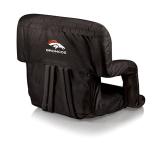 Denver Broncos Ventura Portable Reclining Stadium Seat - AtlanticCoastSports