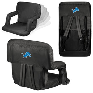 Detroit Lions Ventura Portable Reclining Stadium Seat - AtlanticCoastSports