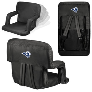 Los Angeles Rams Ventura Portable Reclining Stadium Seat - AtlanticCoastSports