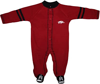 Arkansas Razorbacks  Sports Shoe Footed Romper - AtlanticCoastSports