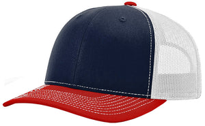 Richardson 112 Twill Mesh Snapback Trucker Caps (EMBROIDERY AVAILABLE) - AtlanticCoastSports