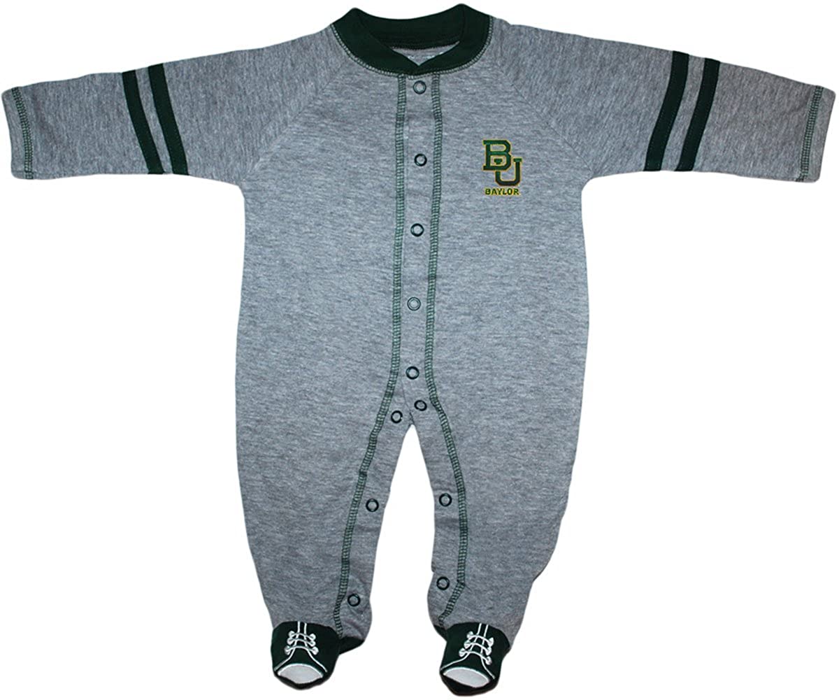 Baylor University Sports Shoe Footed Romper - AtlanticCoastSports