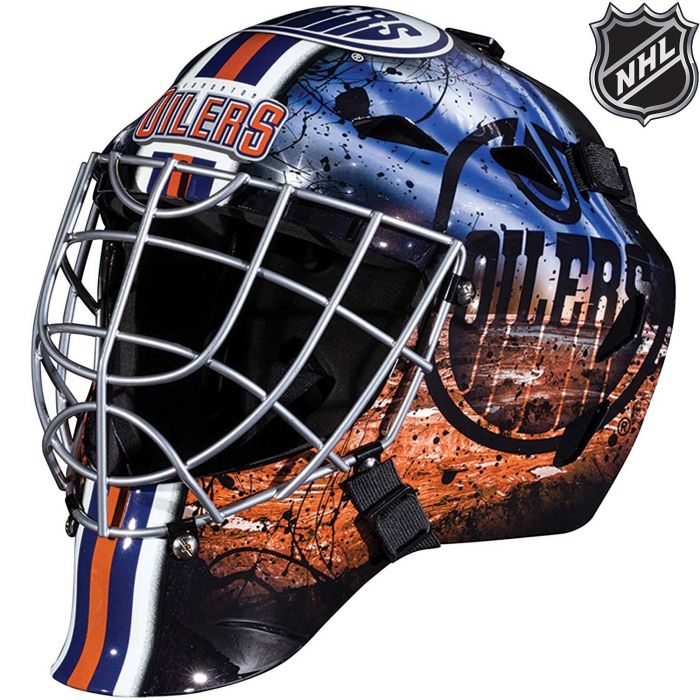 Edmonton Oilers Franklin GFM 1500: NHL® Team Goalie  Helmet - AtlanticCoastSports