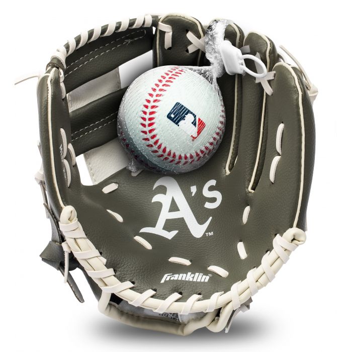 Oakland A's MLB® Team Glove and Ball Set - AtlanticCoastSports
