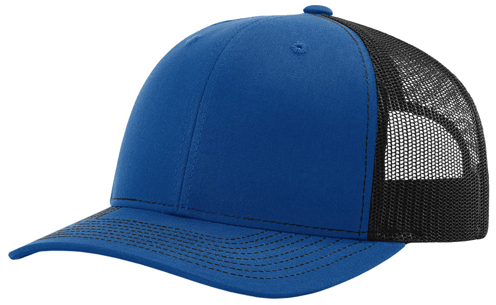 Richardson 112 Twill Mesh Snapback Trucker Caps (EMBROIDERY AVAILABLE) - AtlanticCoastSports