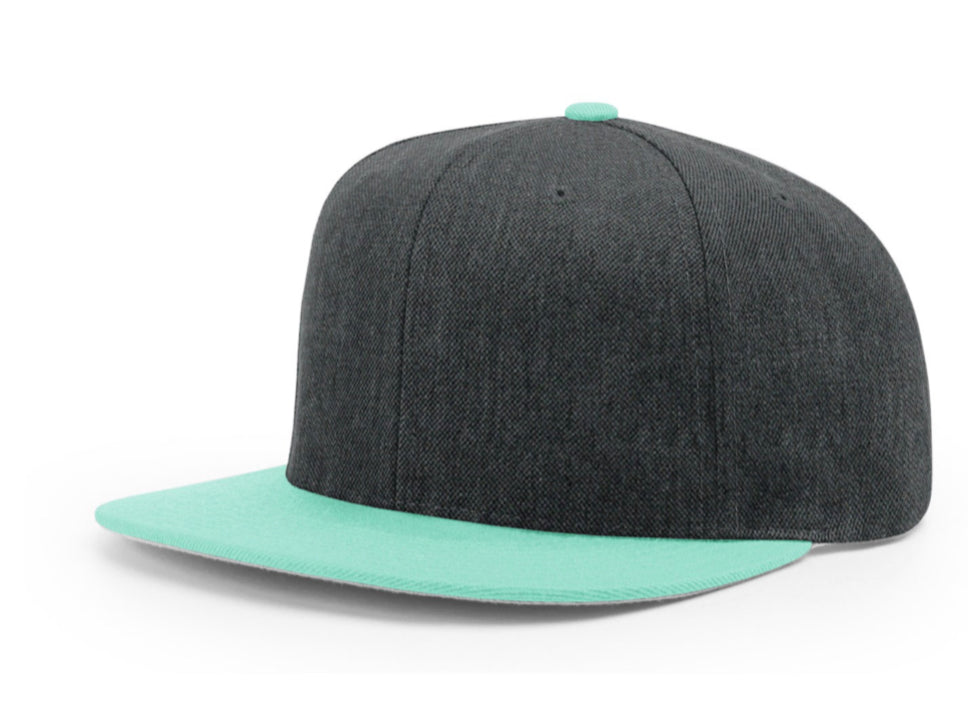 Richardson 510 | WOOL Flat Bill Snapback - AtlanticCoastSports