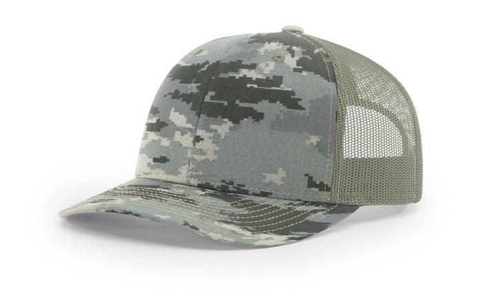 Richardson 112P Printed Trucker Snap Back 50 Colors (embroidery available) - AtlanticCoastSports