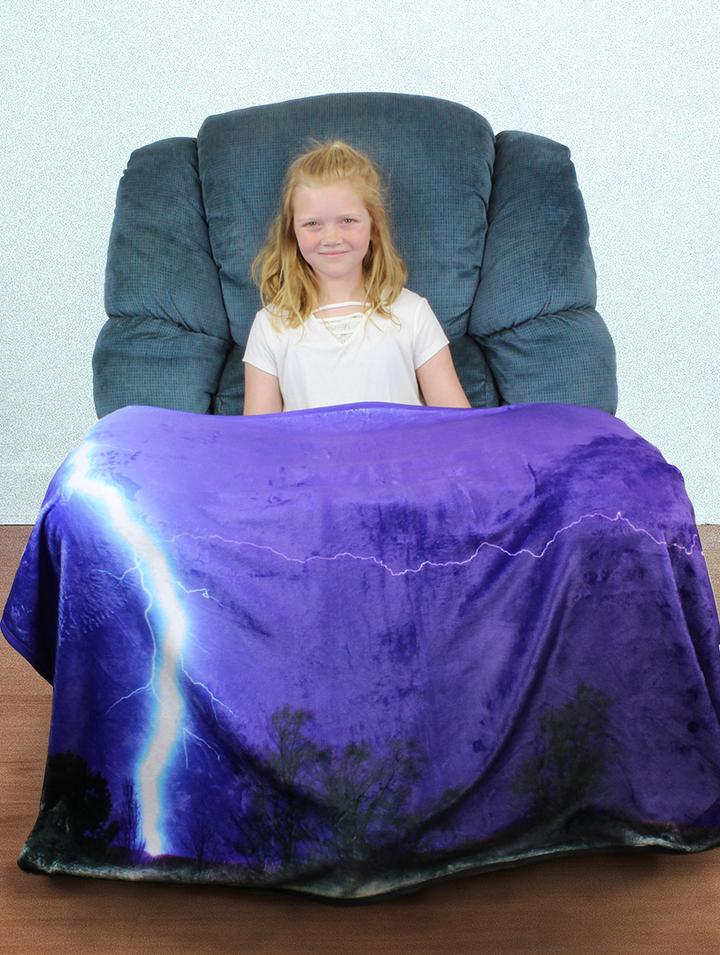 Lightning Throw Blanket - AtlanticCoastSports