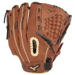 Mizuno unisex teen 11.5" Prospect Series PowerClose Baseball Glove 11 5 , Brown Tartan Flex Web, 11.5 US - AtlanticCoastSports