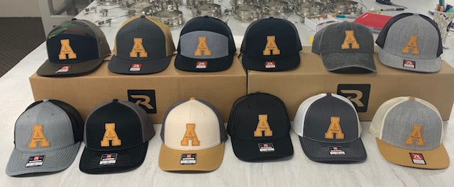 Appalachian State Leather Patch Richardson Hats - AtlanticCoastSports