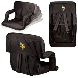 Minnesota Vikings Ventura Portable Reclining Stadium Seat - AtlanticCoastSports