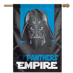 CAROLINA PANTHERS / STAR WARS VADER VERTICAL FLAG 28" X 40" - AtlanticCoastSports