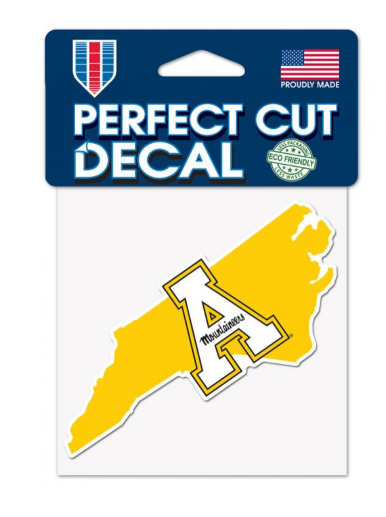 WinCraft NCAA Appalachian State University 4x4 Decal - AtlanticCoastSports