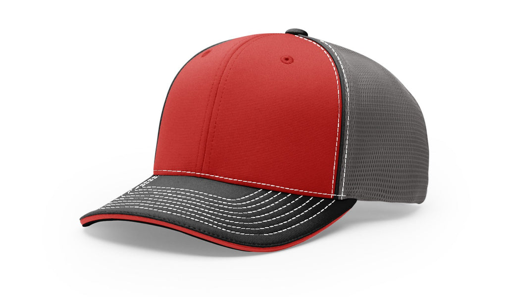 Richardson 172 Sport Mesh R-FLEX 12 red Colors Embroidery Available - AtlanticCoastSports