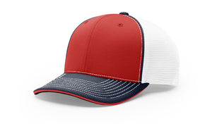Richardson 172 Sport Mesh R-FLEX 12 red Colors Embroidery Available - AtlanticCoastSports