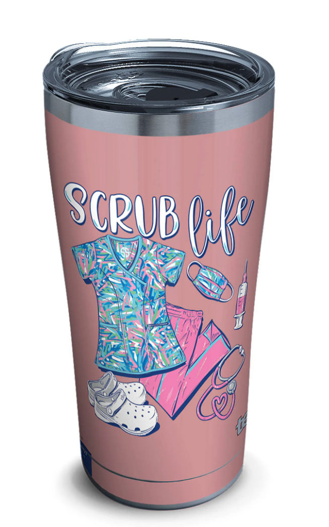 Simply Southern® - Nurse Life Heart Simply Southern Stainless Steel With Slider Lid - AtlanticCoastSports