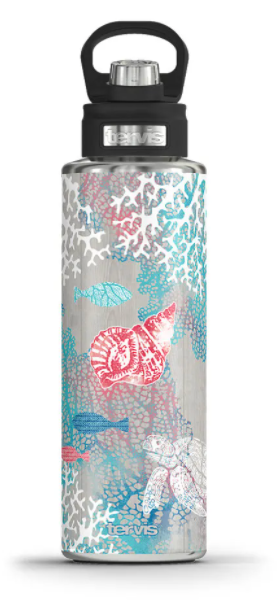 Ocean Life Dive Stainless Steel Wide Mouth Bottle with Deluxe Spout Lid - AtlanticCoastSports