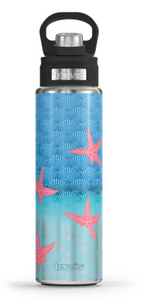Beach Impressions Stainless Steel Wide Mouth Bottle with Deluxe Spout Lid - AtlanticCoastSports