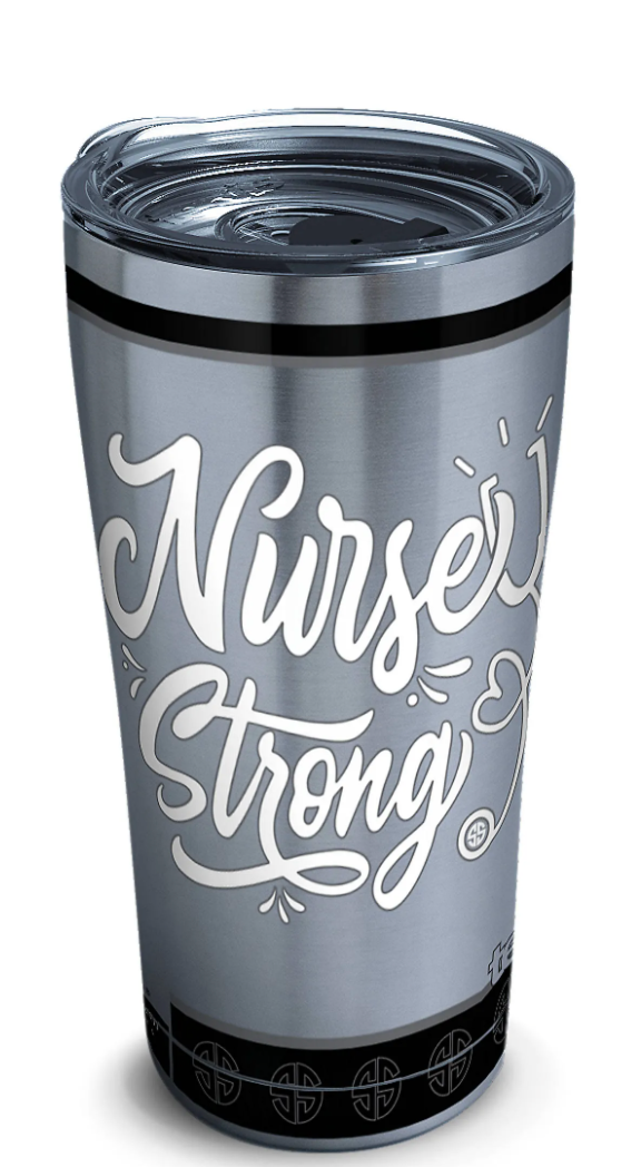 Simply Southern® - Nurse Strong Simply Southern Stainless Steel With Slider Lid - AtlanticCoastSports