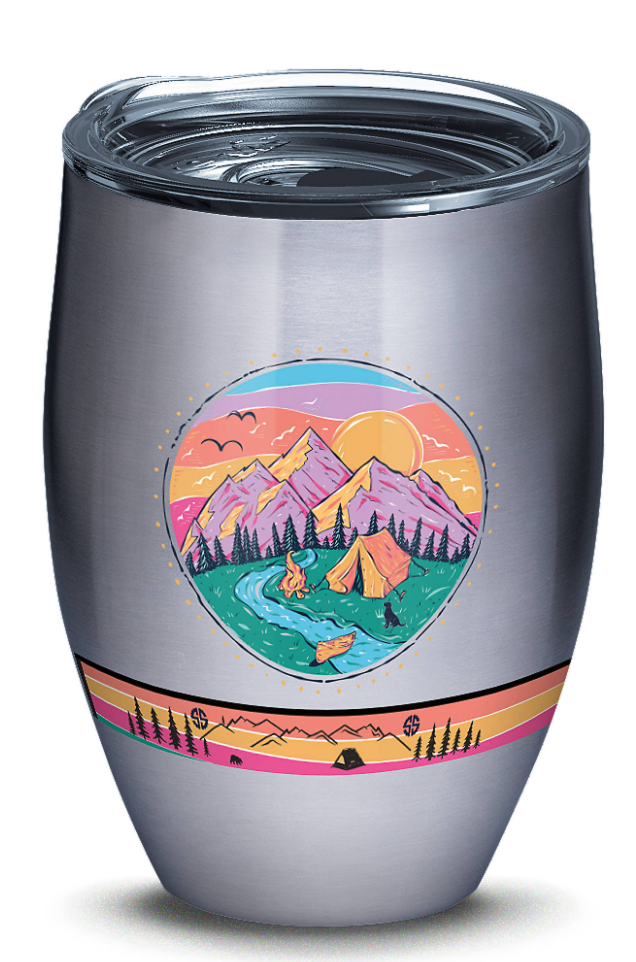 Simply Southern® - Colorful Outdoors Simply Southern Stainless Steel With Slider Lid - AtlanticCoastSports