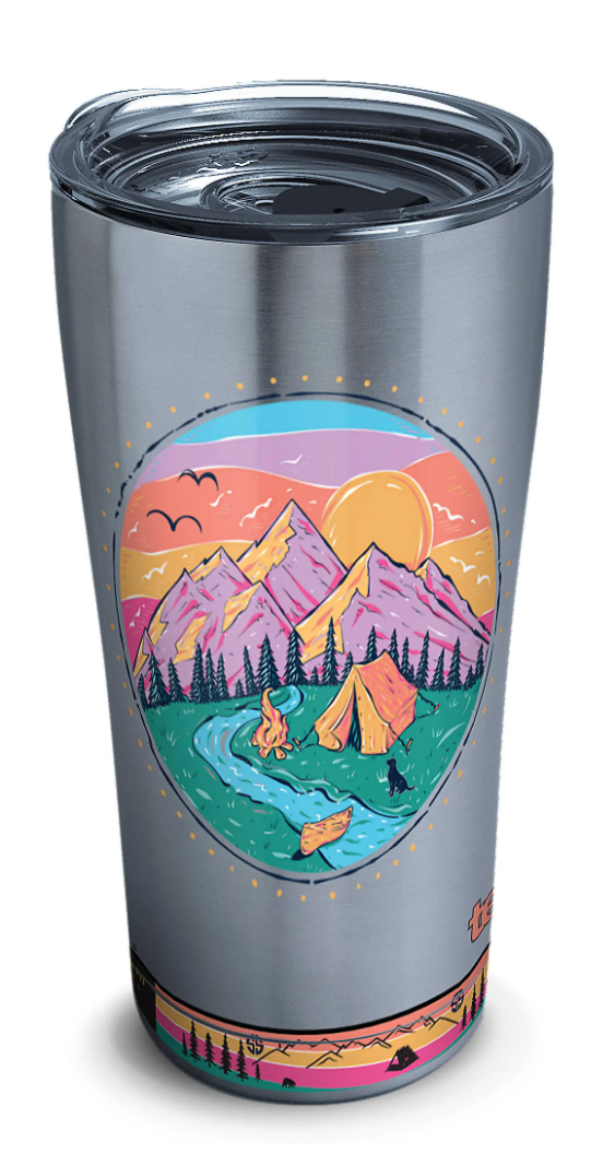 Simply Southern® - Colorful Outdoors Simply Southern Stainless Steel With Slider Lid - AtlanticCoastSports